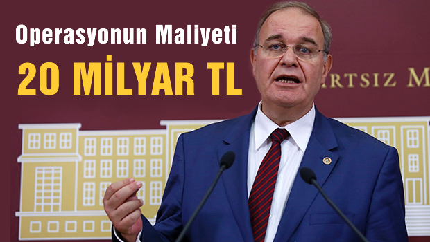 Operasyonun faturası 20 milyar TL