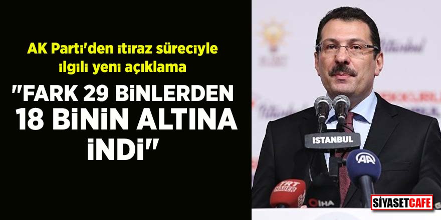 AK Parti Genel Başkan Yardımcısı Ali İhsan Yavuz: Fark 29 binlerden 18 binin altına indi