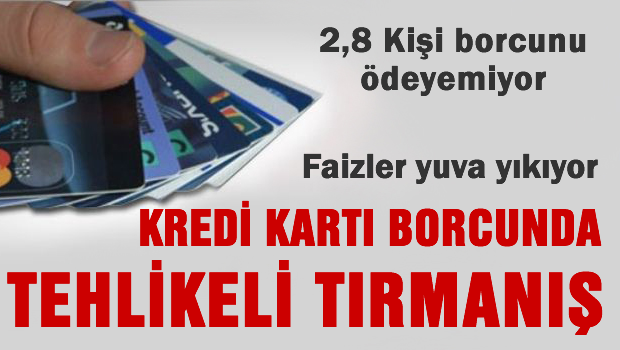 2,8 milyon kişi bankaya borcunu ödeyemiyor