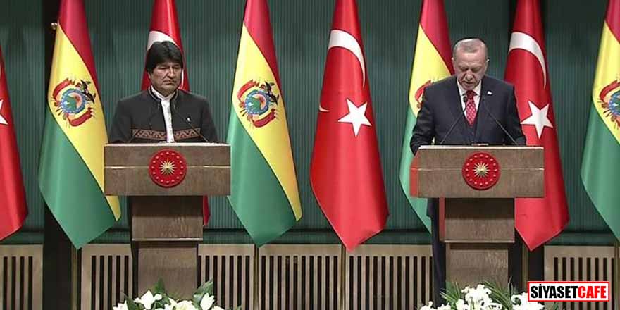 Cumhurbaşkanı Recep Tayyip Erdoğan: “Bolivya’nın Filistin davasına verdiği desteği…”