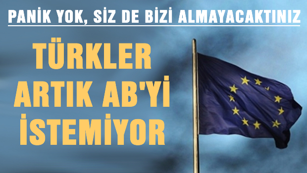 AB üyeliğine destekte sert düşüş