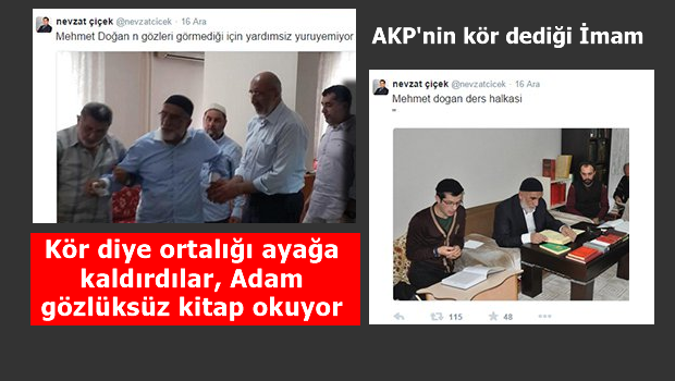 'Yüzde 90 gözleri görmüyor' ama gözlüksüz kitap okuyabiliyor