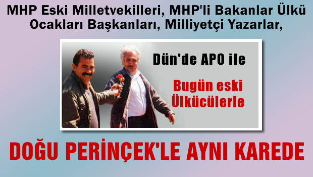 Eski Ülkücüler Doğu Perinç'le aynı karede