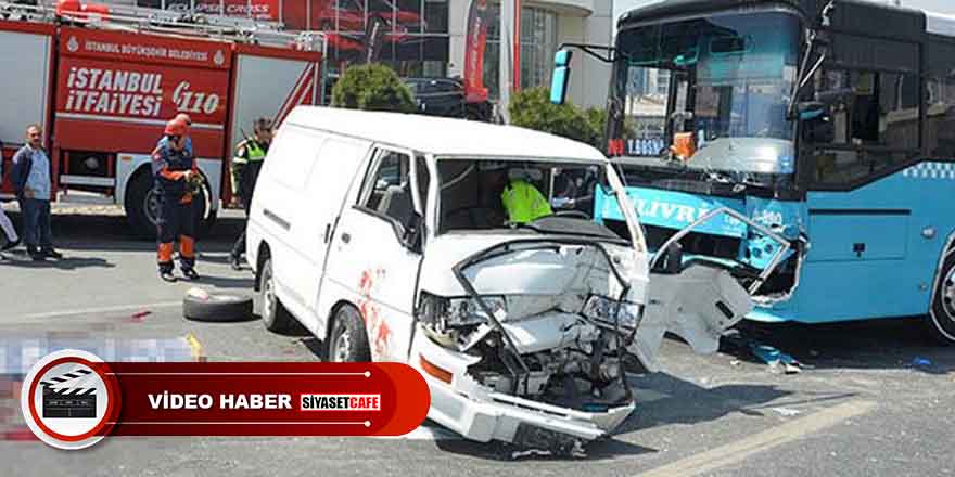 Haramidere'de korkunç kaza! 1 ölü, 2 yaralı