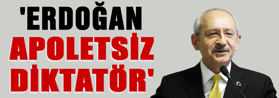 Erdoğan apoletsiz diktatör