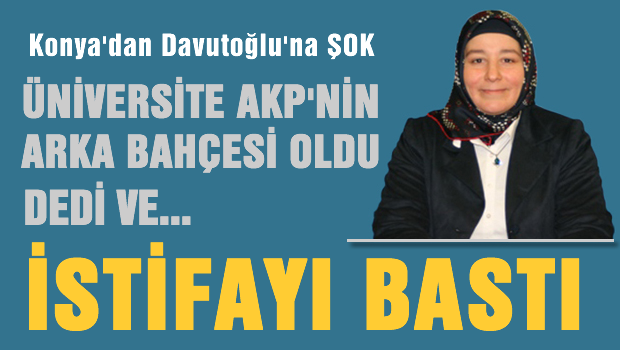 Konya AKP'de istifa depremi