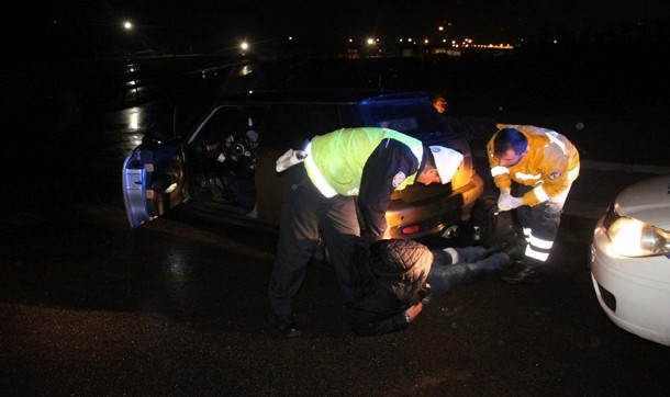 'dur' ikazına uymayan sürücü vuruldu