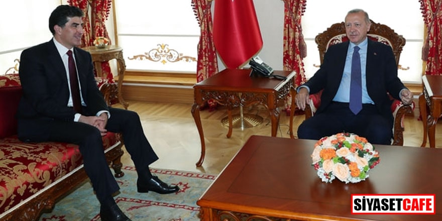 Cumhurbaşkanı Erdoğan, Barzani'yi kabul etti!