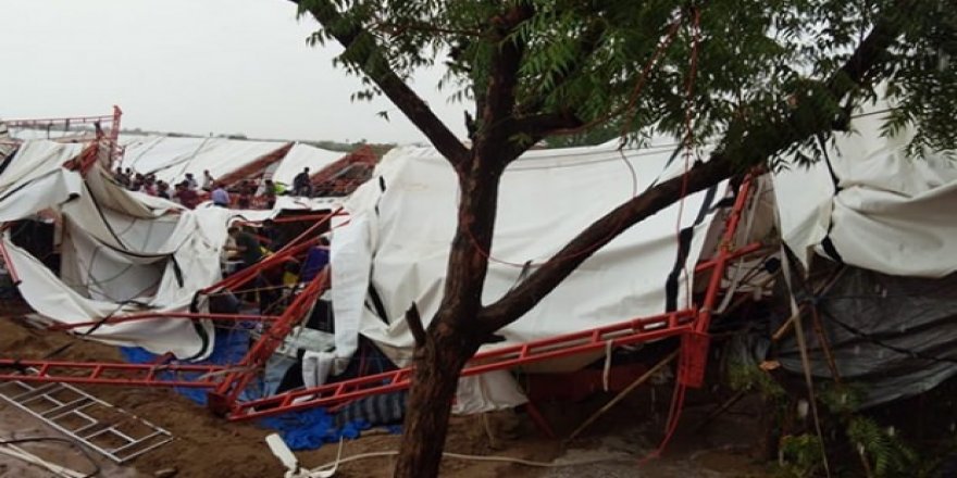 İbadet yaptıkları çadır çöktü, 14 kişi hayatını kaybetti