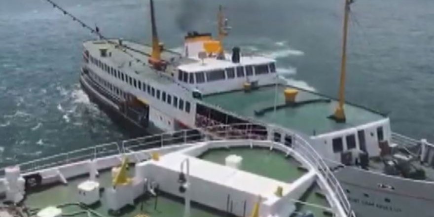 Korkutan gelişme! Boğaz’da 2 gemi çarpıştı-Video-