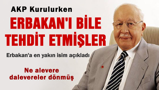 Mehmet Bekaroğlu: Erbakan'ı tehdit ettiler AKP'yi kurdular