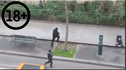 Paris'in göbeğinde silahlı çatışma anları