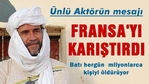 Ünlü aktörün mesajı ülkeyi karıştırdı