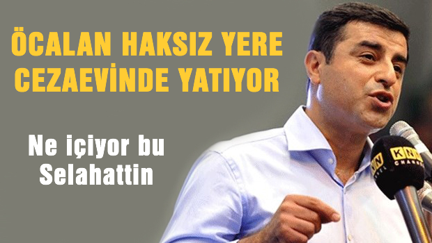 Demirtaş: Öcalan haksız yere cezaevinde yatıyor