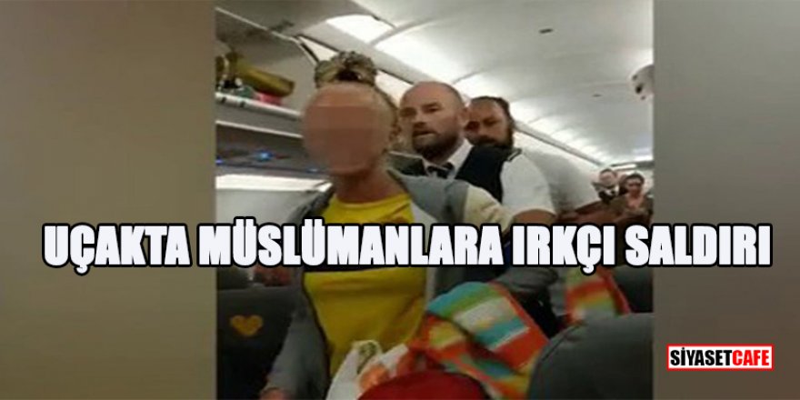 Havada ırkçı eylem! İngiliz kadınlar müslüman yolculara saldırdı