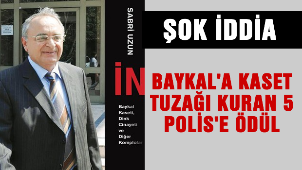 Baykal'a kaset tuzağı kuran 5 polise ödül