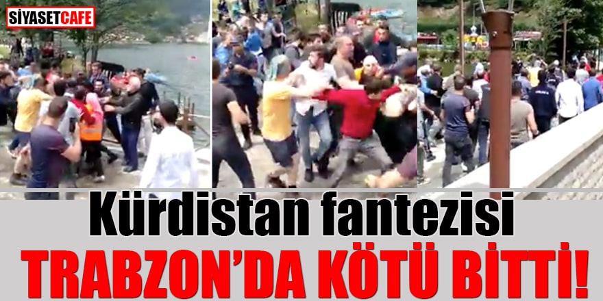 Kürdistan fantezisi Trabzon'da kötü bitti