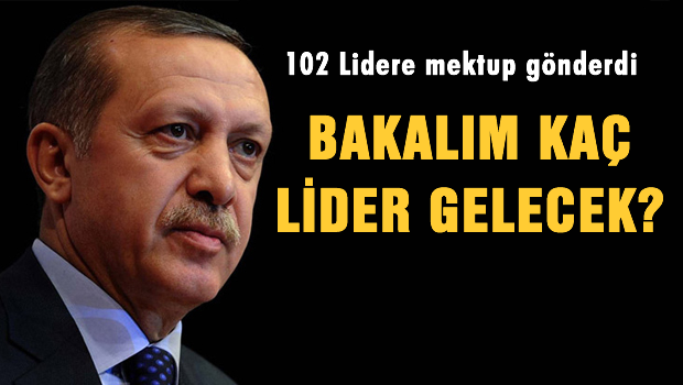Erdoğan 102 ülke liderine mektup gönderdi