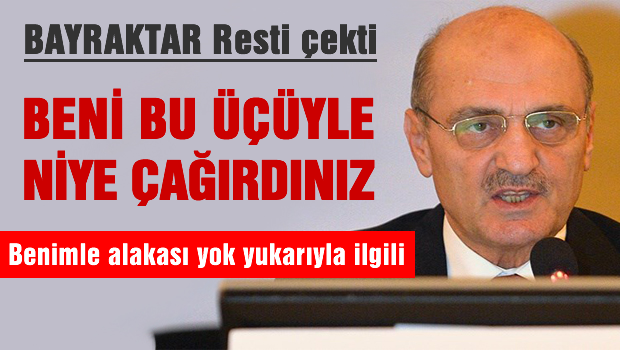 Bayraktar, Davutoğlu'na resti çekti 'Benimle alakası yok'