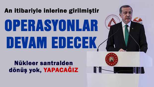 Artık inlerine girdik