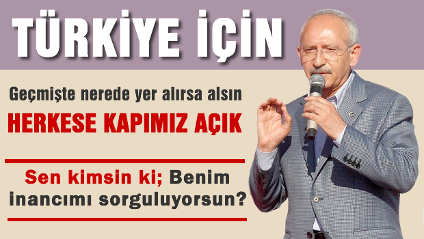 Kılıçdaroğlu birlik çağrısı yaptı