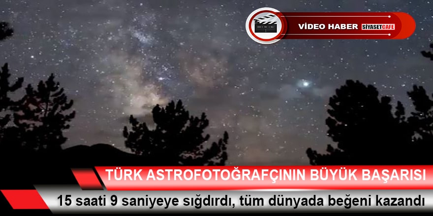 Türk Astrofotoğrafçı Süleyman Akgüneş'den Melikler Yaylası'ndan büyüleyici görüntüler