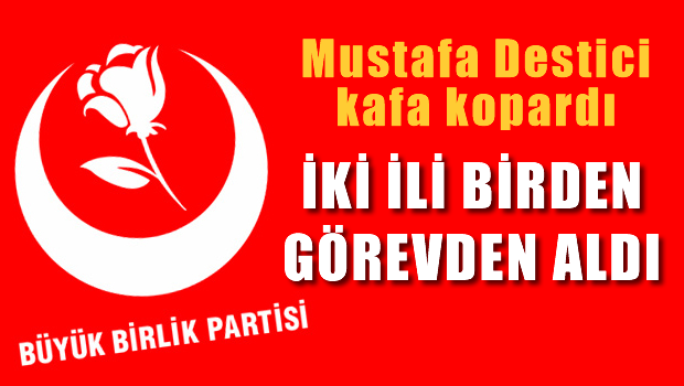 Mustafa Destici kafa kopardı