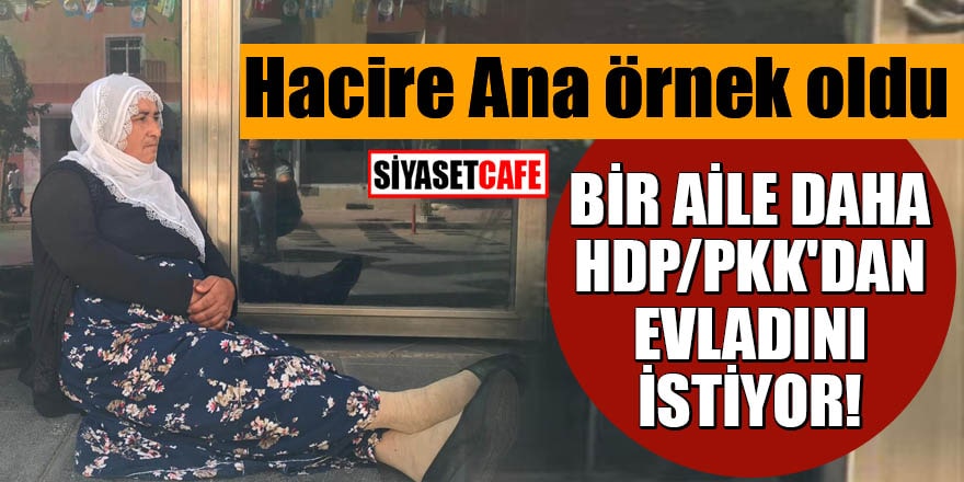 Bir aile daha HDP/PKK'dan evladını istiyor Hacire Ana örnek oldu