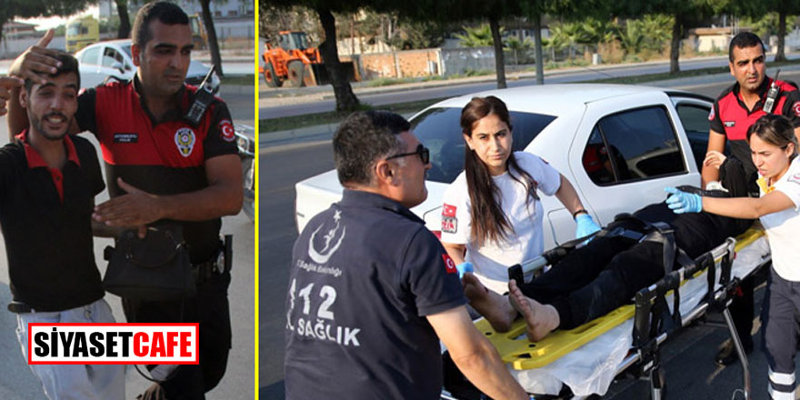 Hamile kadın kendini araçtan attı, Kocası beddua etti