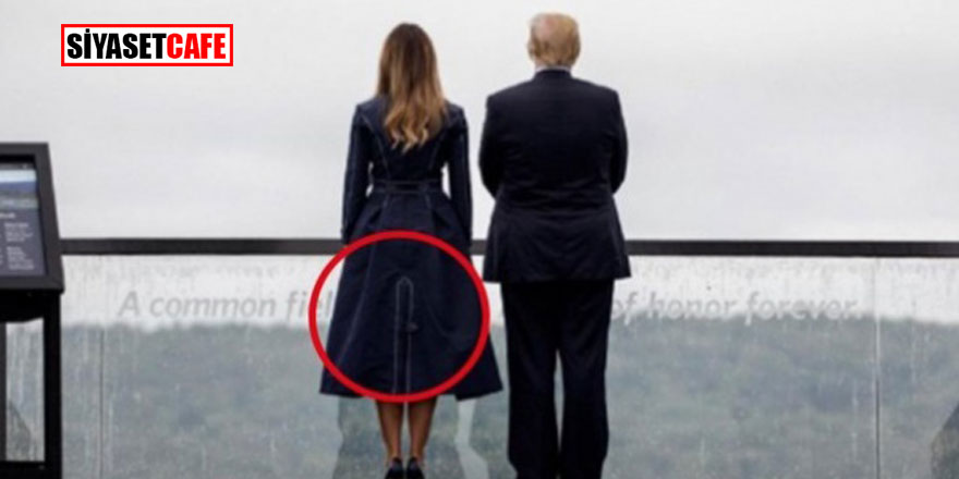 Trump'ın eşi 11 Eylül saldırısını anarken öyle bir ceket giydi ki...