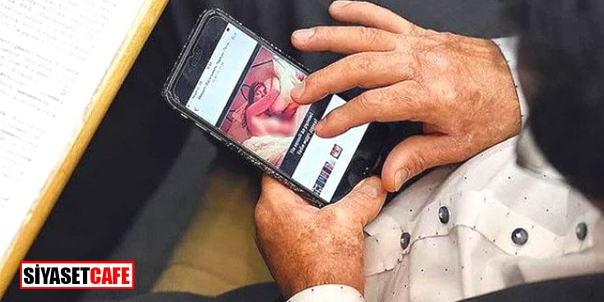 Mecliste skandal görüntü! Çıplak kadın fotoğrafına bakarken yakalandı