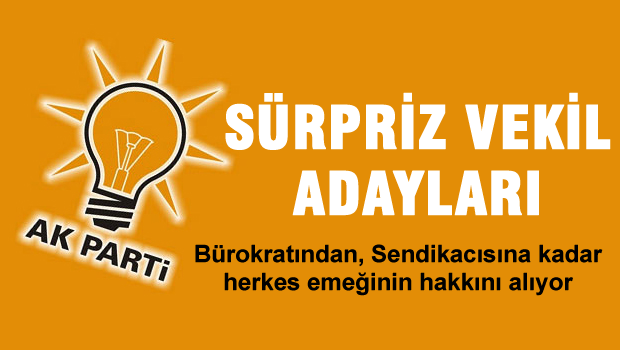 AKP'nin sürpriz vekil adayları netleşti