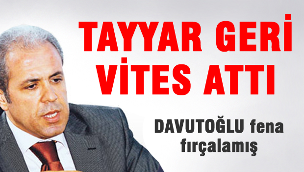 Davutoğlu'ndan Tayyar'a ayar!