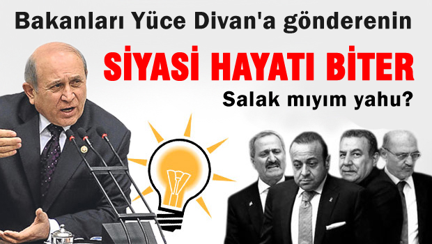 Kuzu: Bakanları Yüce Divan'a gönderirsek siyasi hayatımız biter