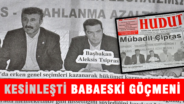 Yunanistan Başbakanı Çipraz Babaeski göçmeni