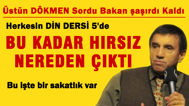 Bakan ŞOK oldu. 'Bu kadar hırsız nereden çıktı'