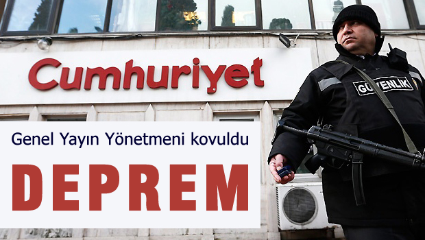 Cumhuriyet gazetesinde görevden alma