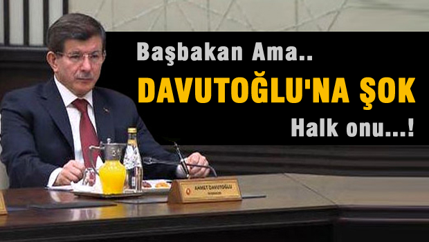 Davutoğlu'na şok