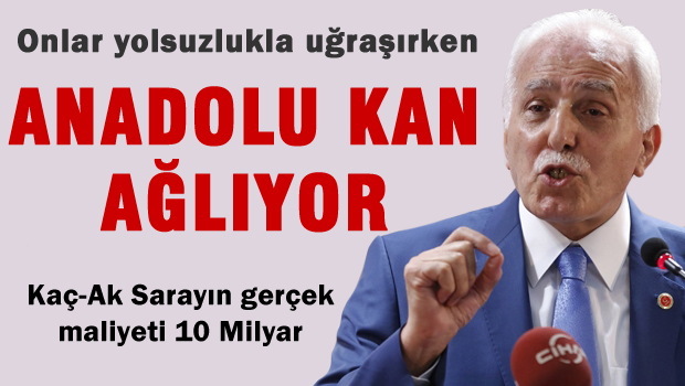 Onlar yolsuzlukla uğraşırken...!