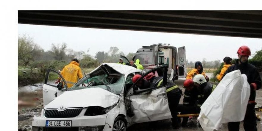 Düzce’de otomobil köprüden uçtu: 2 ölü, 2 yaralı