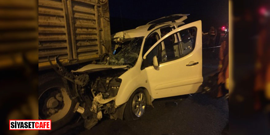 Mardin'de feci trafik kazası! Ölü ve yaralılar var