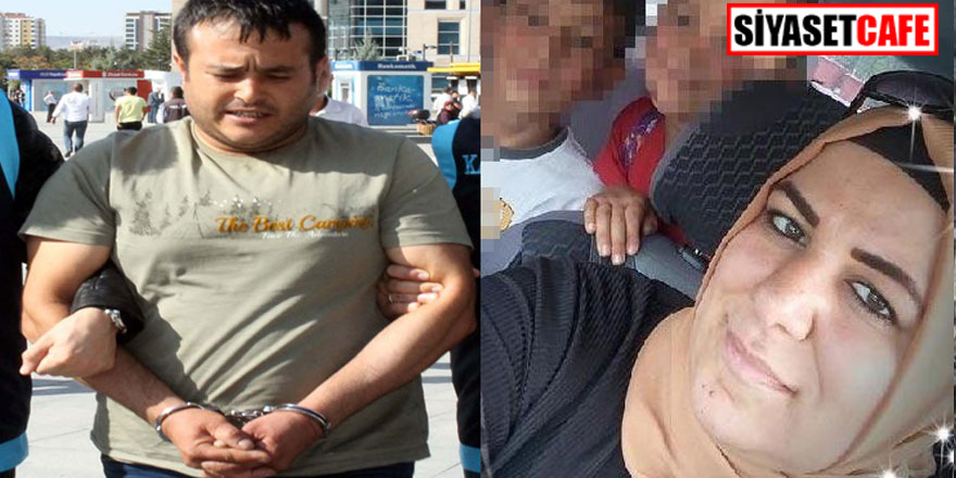 Kayseri'de vahşet: Eşini otobüs durağında katletti