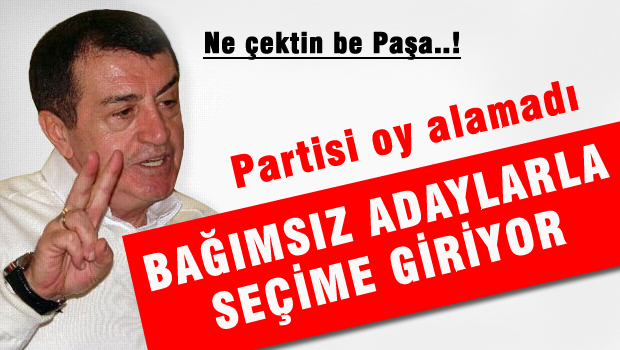 Osman PAMUKOĞLU Bağımsız Milletvekili adayı oluyor