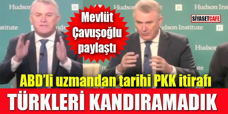 ABD'li uzmandan tarihi PKK itirafı; Türkleri kandıramadık!