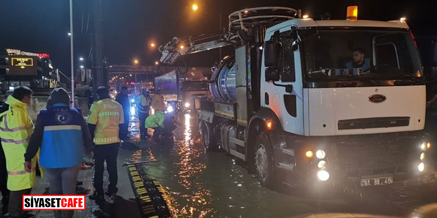 Trabzon felaketi yaşadı: Şiddetli yağmur iki ilçede hasara yol açtı