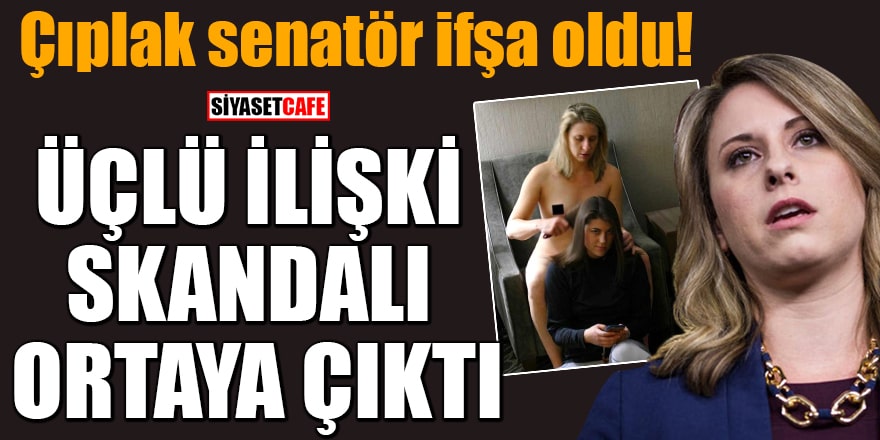 Çıplak senatörün fotoğrafları ifşa oldu! Üçlü ilişki skandalı ortaya çıktı
