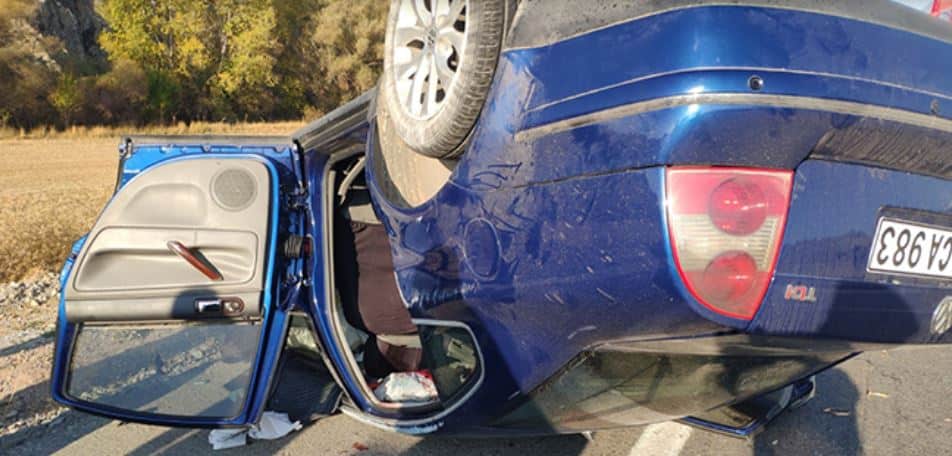 Konya’da takla atan otomobilde 1 kişi öldü 4 kişi yaralandı