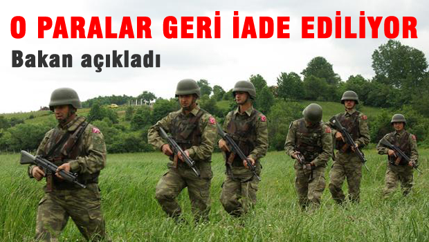 Bedelli açıklaması '15 bin TL'yi iade ediyoruz'