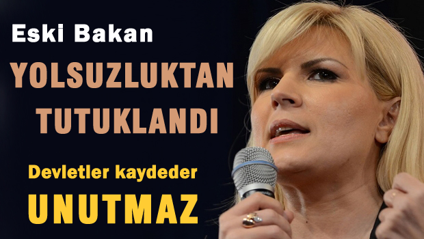 Eski bakan yolsuzluktan tutuklandı