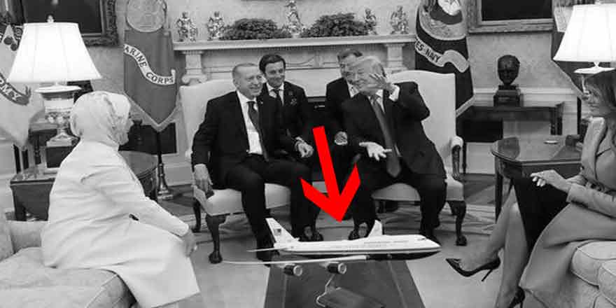 Trump'ın masaya koyduğu uçağın sırrı çözüldü!
